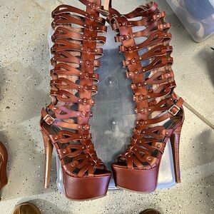 Bebe Gladiator Heels